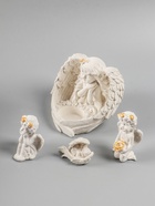 УЦЕНКА Набор фигур «Ангелы на подносе» 5 шт., 23.5×13×12 см, белый - Фото 5