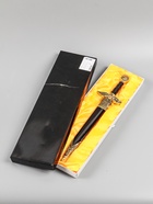 УЦЕНКА Сув-ое оружие кортик ножны металл золотой орел в виде упора рукояти огранка на ножнах 39 см 6 - Фото 3