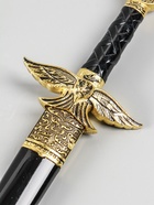 УЦЕНКА Сув-ое оружие кортик ножны металл золотой орел в виде упора рукояти огранка на ножнах 39 см 6 - Фото 5