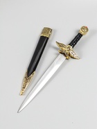 УЦЕНКА Сув-ое оружие кортик ножны металл золотой орел в виде упора рукояти огранка на ножнах 39 см 6 - Фото 6