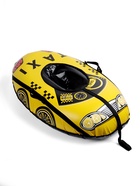 Тюбинг-ватрушка овальный МАШИНКА желтая 10964252