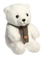 Мягкая игрушка «Пёсик в шарфике» белый, 25 см - фото 120368971