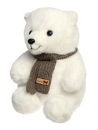 Мягкая игрушка «Пёсик в шарфике» белый, 25 см - фото 120368972