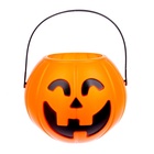 УЦЕНКА Прикол конфетница с паучками"Тыква" 18*18*13 см - Фото 4