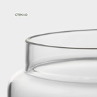 УЦЕНКА Банка для сыпучих продуктов с бамбуковой крышкой «Эко», 3 л, 14.5×14.5×21 см - Фото 4