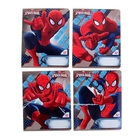 Тетрадь 12 листов линейка Marvel "Человек-паук", обложка мелованный картон, полный УФ-лак, МИКС - Фото 1