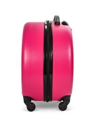 УЦЕНКА Чемодан дет Кукла 18", 37×21×43, отд на молнии, 4 колеса, фуксия 10976695