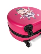 УЦЕНКА Чемодан дет Кукла 18", 37×21×43, отд на молнии, 4 колеса, фуксия 10976695