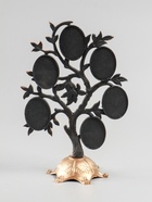 УЦЕНКА Фоторамка - коллаж на 6 фото 4.5×3 см «Дерево с плодами», пластик под т.золото, 26.5×19.5×11 см 10976724