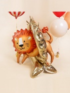 Воздушный шар фольгированный 3D 44" «Цирк. Лев», только под воздух - Фото 2