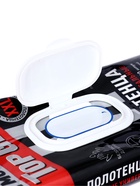 Влажные полотенца автомобильные, Top Gear 60 шт., XXL - Фото 3