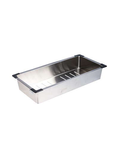 УЦЕНКА Корзина для сушки на раковину AFLORN AF90240, 43х21х8 см, нержавеющая сталь