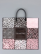 Пакет «Геометрия», полиэтиленовый с пластиковой ручкой, 38×34 + 3 см, 90 мкм 10962323