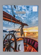 Пакет «Морской закат», полиэтиленовый с вырубной ручкой, 31×40 см, 60 мкм - Фото 2