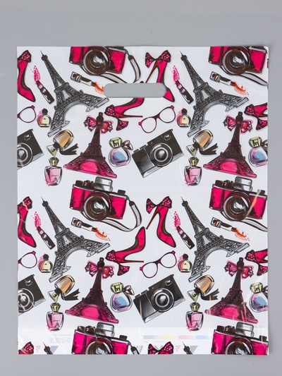 Пакет «Аксессуар», полиэтиленовый с вырубной ручкой, 36×43 + 3 см, 35 мкм