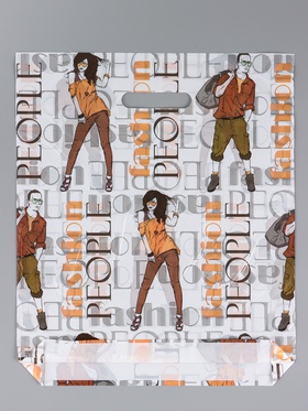 Пакет «Стильные», полиэтиленовый с вырубной ручкой, 36?43 + 3 см, 35 мкм (комплект 50 шт)