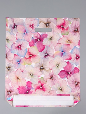 Пакет подарочный «Комплимент», полиэтиленовый с вырубной ручкой, 38?45 + 3 см, 50 мкм (комплект 50 шт)