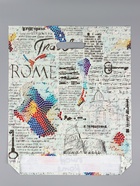 Пакет «Газета», полиэтиленовый с вырубной ручкой, 38×45 + 3 см, 50 мкм - Фото 2