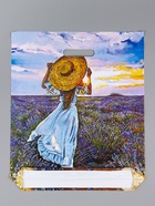 Пакет «Лавандовое поле», полиэтиленовый с вырубной ручкой, 38×45 + 3 см, 50 мкм - фото 120369024