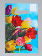 Ассорти подарочных пакетов полиэтиленовых с вырубной ручкой, 20×30 см, 30 мкм 10962371