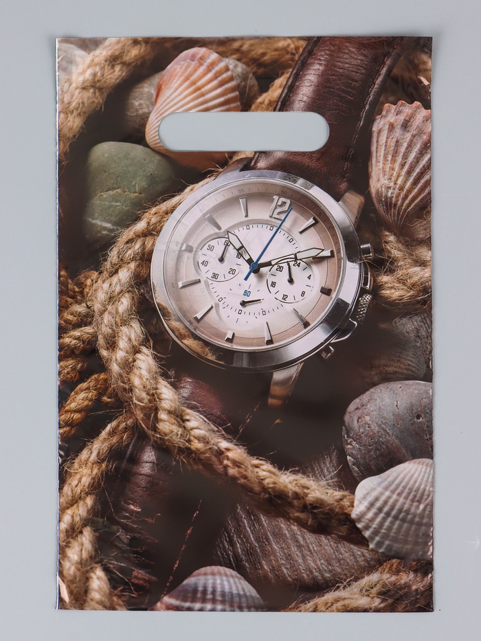 Пакет «Мужской аксессуар», полиэтиленовый с вырубной ручкой, 20×30 см, 30 мкм - Фото 1