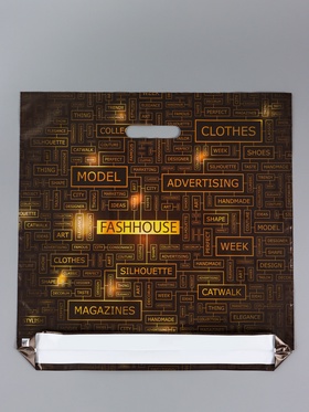 Пакет «Золотой стиль», полиэтиленовый с вырубной ручкой, 45?45 + 3 см, 65 мкм (комплект 50 шт)