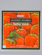 Пакет «Клубника крупная», полиэтиленовый с вырубной ручкой, 45×45 + 3 см, 65 мкм 10962388