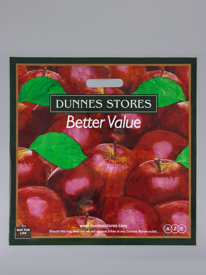 Пакет «Яблоко», полиэтиленовый с вырубной ручкой, 45×45 + 3 см, 65 мкм