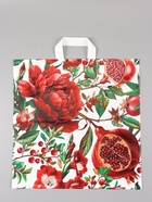 Пакет «Цветок Граната», полиэтиленовый с петлевой ручкой, 45×45 + 3 см, 60 мкм 10962392