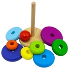 Пирамидка "Десятка", 10деталей - фото 120060962