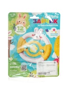 УЦЕНКА ЗАБИЯКА Музыкальный руль "Малыш зайчик" SL-07329B звук, свет, цвет розовый 10976901