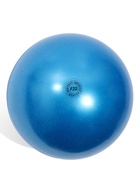 Мяч для художественной гимнастики Металлик, с глиттером, d=19 см, синий - фото 8090222