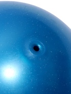 Мяч для художественной гимнастики Металлик, с глиттером, d=19 см, синий - фото 8090224