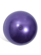 Мяч для художественной гимнастики Металлик, с глиттером, d=19 см, фиолетовый 10964169