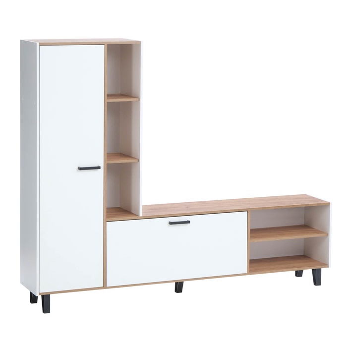 УЦЕНКА Гостиная Анриал, Дуб крафт золотой/Белый - Фото 1