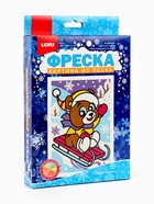 УЦЕНКА Фреска. Картина из песка "Бурый мишка" Пз/ф-041 - Фото 1