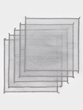 Салфетка металлическая для мытья посуды, однослойная, 30×30 см, набор 5 шт.