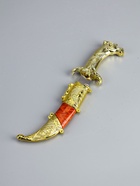 УЦЕНКА Макет оружия «Сувенирный нож. Конь», ножны серебро с красным, клинок 22 см, лезвие 12 см - Фото 6