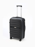 УЦЕНКА Чемодан 24", PP, 43*26*66, отд на молнии, код замок, 4 колеса, черный - Фото 2