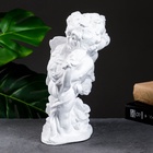 УЦЕНКА Фигура "Ангел и Фея с розой" белый 12х26х24см 10977361