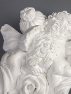 УЦЕНКА Фигура "Ангел и Фея с розой" белый 12х26х24см 10977361