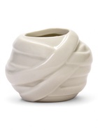 Декоративный горшок для цветов «Мумия», 50 мл, 6.5×6.5×5 см, керамический, белый, Greengo - Фото 3