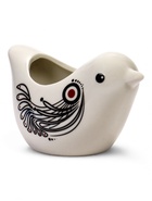 Декоративное кашпо для цветов «Птица», 250 мл, 10×7×16 см, керамическое, белое, Greengo 10932681