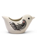 Декоративное кашпо для цветов «Птица», 250 мл, 10×7×16 см, керамическое, белое, Greengo 10932681