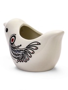 Декоративное кашпо для цветов «Птица», 250 мл, 10×7×16 см, керамическое, белое, Greengo 10932681