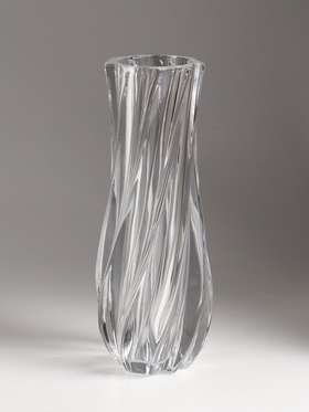 Ваза «Бьорг», 24.5×9 см, стекло, прозрачная