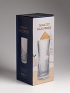 Ваза «Вигдис», 29.5×12 см, стекло, прозрачная - фото 809449187