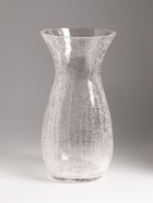 Ваза «Паутинка», изгиб, 25×12.5 см, стекло, прозрачная 10933771