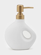 Дозатор для жидкого мыла Modern Gold, белый 10938486