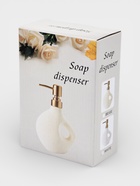 Дозатор для жидкого мыла Modern Gold, белый 10938486